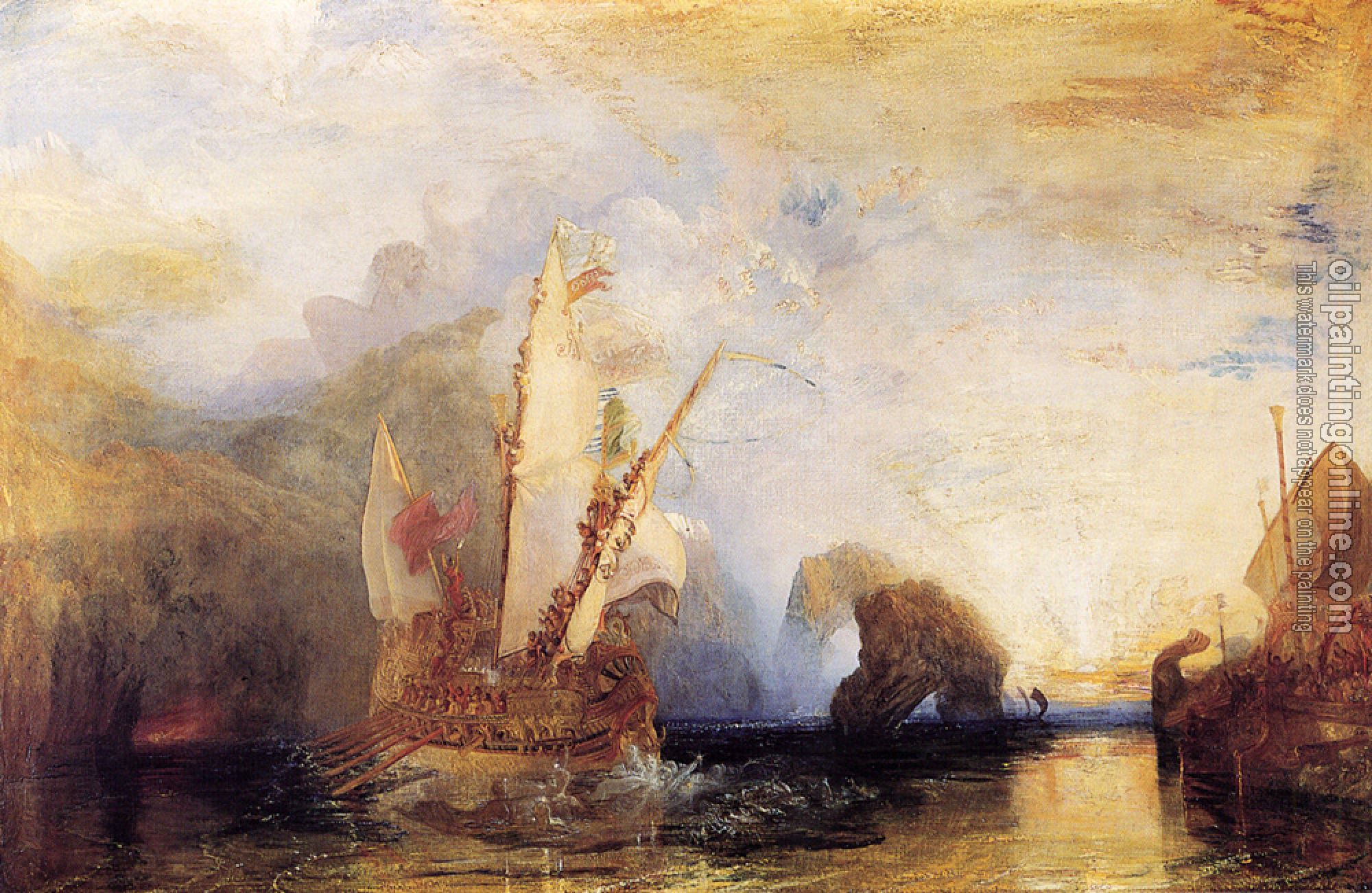 Turner, Joseph Mallord William - Odysseus Deriding Polyphemus